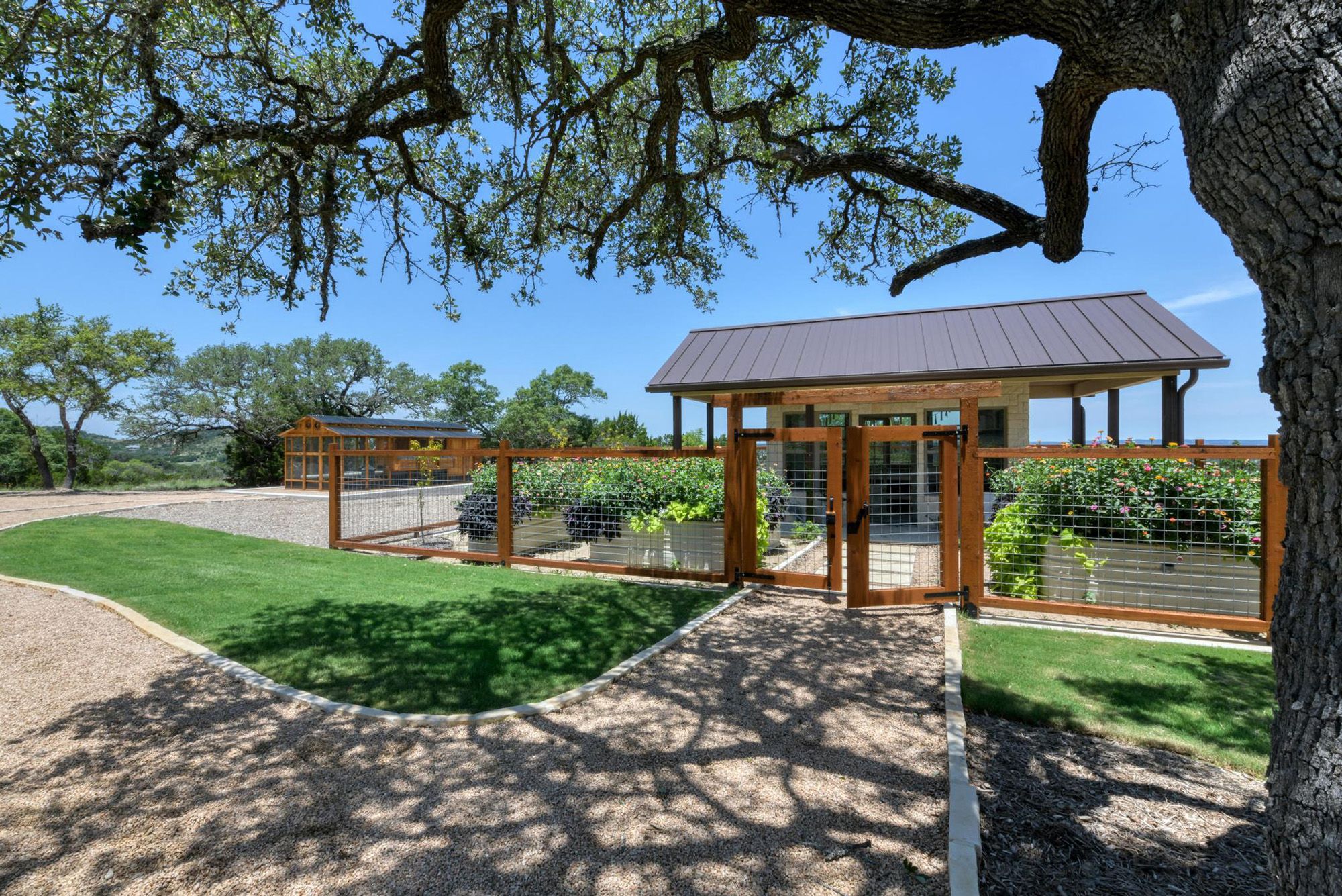 This gorgeous home has 7 bedrooms, 7 ensuite bathrooms, 2- ½ baths and a 4-car garage, Waring, Welfare, Texas