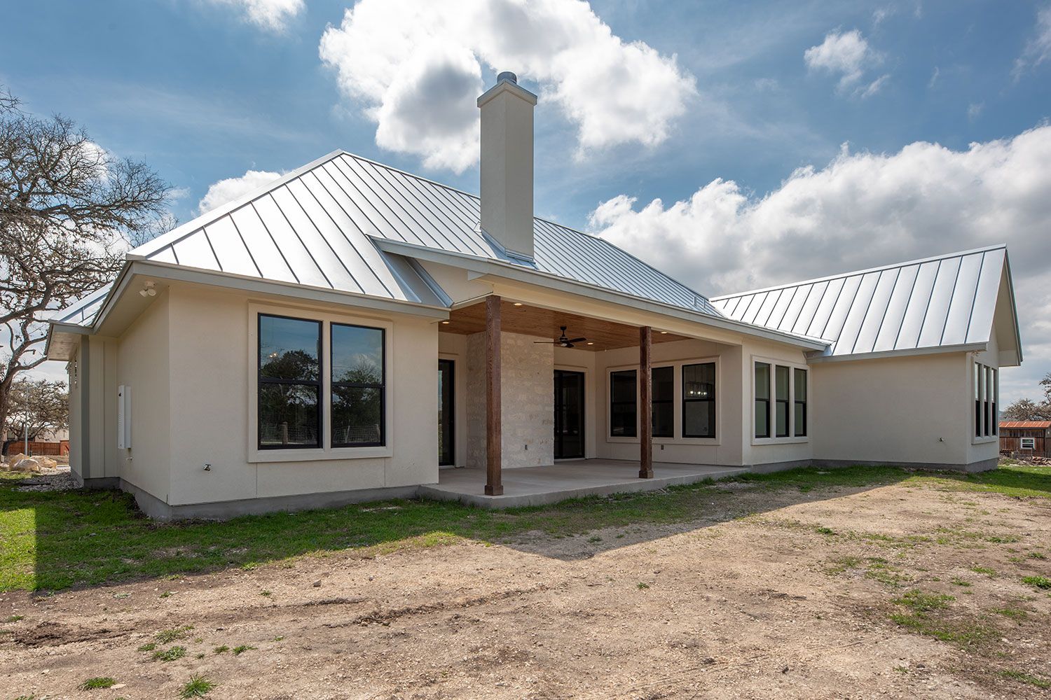 Hill Country custom home exterior