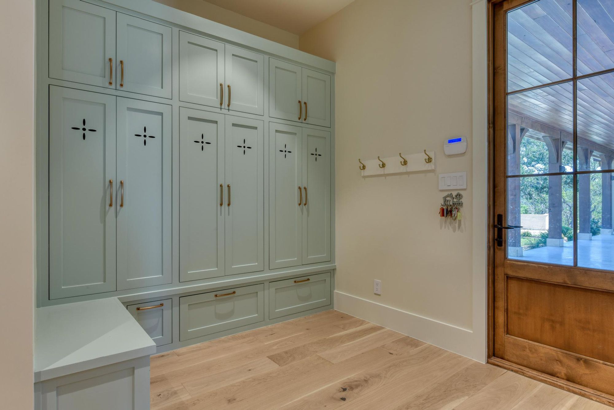 This gorgeous home has 7 bedrooms, 7 ensuite bathrooms, 2- ½ baths and a 4-car garage, Waring, Welfare, Texas