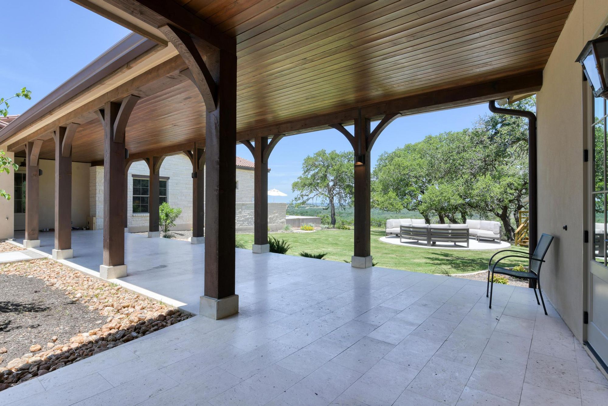 This gorgeous home has 7 bedrooms, 7 ensuite bathrooms, 2- ½ baths and a 4-car garage, Waring, Welfare, Texas